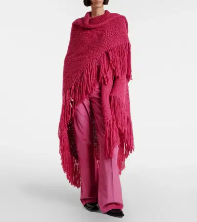 Gabriela Hearst Lauren fringed cashmere shawl | Thumbnail 3