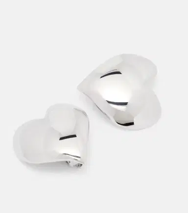 Oscar de la Renta Heart clip-on earrings | Thumbnail 4 Oscar de la Renta Heart clip-on earrings | Thumbnail 4
