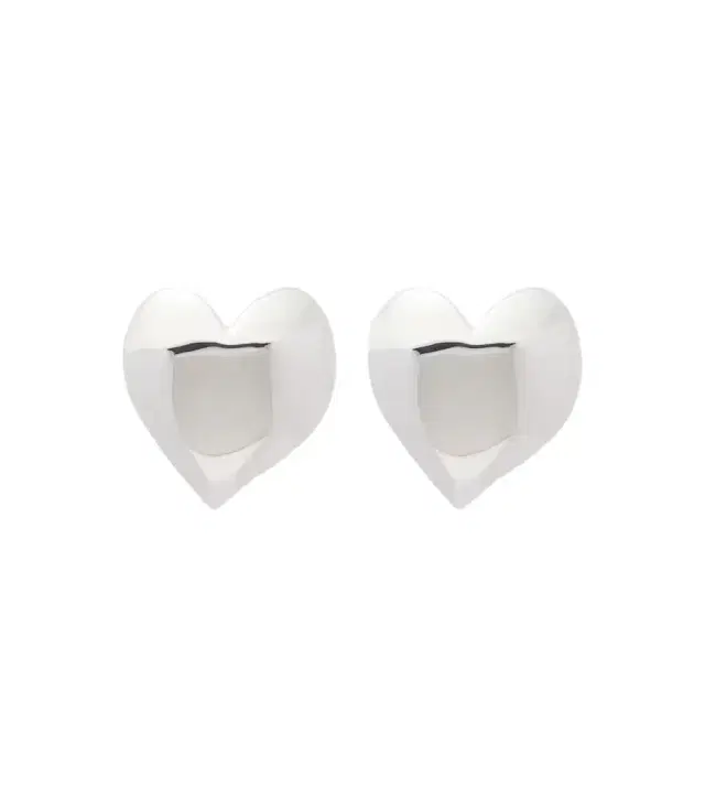 Oscar de la Renta Heart clip-on earrings