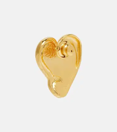Oscar de la Renta Swirl Heart clip-on earrings | Thumbnail 4