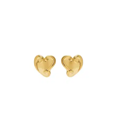 Oscar de la Renta Swirl Heart clip-on earrings | Thumbnail 1