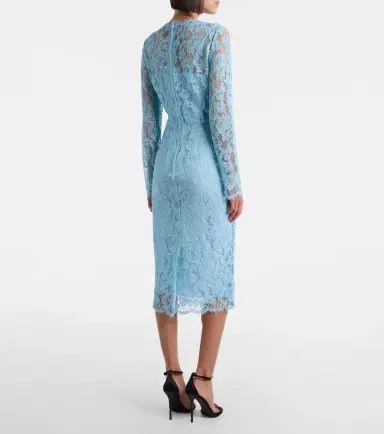 Dolce & Gabbana Cotton-blend lace cocktail dress | Thumbnail 6