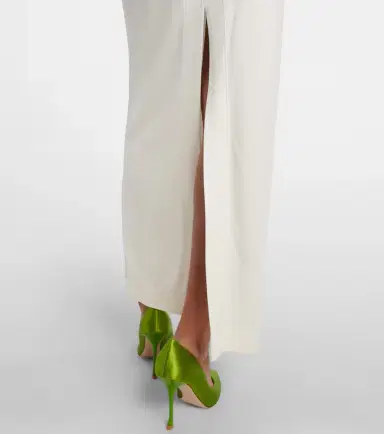 Oscar de la Renta Floral jersey cocktail dress | Thumbnail 5