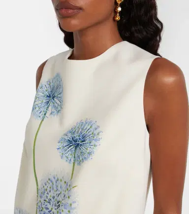 Oscar de la Renta Allium wool-blend minidress | Thumbnail 5