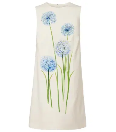 Oscar de la Renta Allium wool-blend minidress | Thumbnail 1