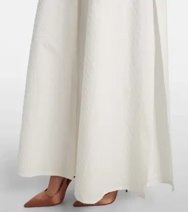 Oscar de la Renta Belted cotton poplin shirt dress | Thumbnail 3 Oscar de la Renta Belted cotton poplin shirt dress | Thumbnail 3