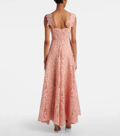 Oscar de la Renta Guipure lace cocktail dress | Thumbnail 5