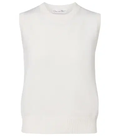 Oscar de la Renta Virgin wool sweater vest | Thumbnail 1 Oscar de la Renta Virgin wool sweater vest | Thumbnail 1