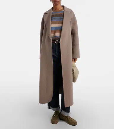 'S Max Mara Elisa virgin wool wrap coat | Thumbnail 3