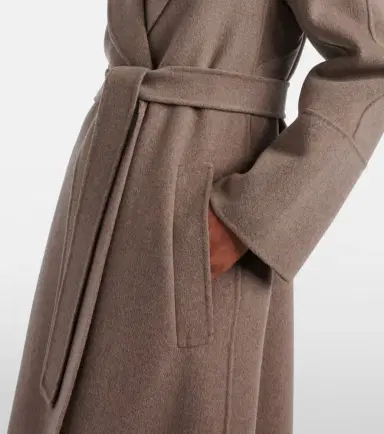 'S Max Mara Elisa virgin wool wrap coat | Thumbnail 4