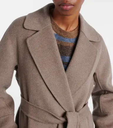 'S Max Mara Elisa virgin wool wrap coat | Thumbnail 5