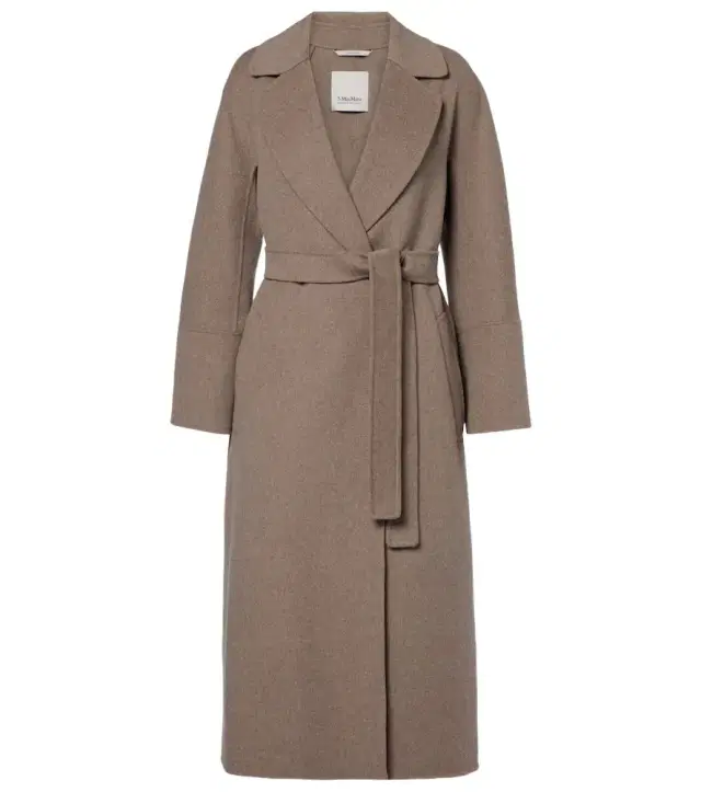 'S Max Mara Elisa virgin wool wrap coat