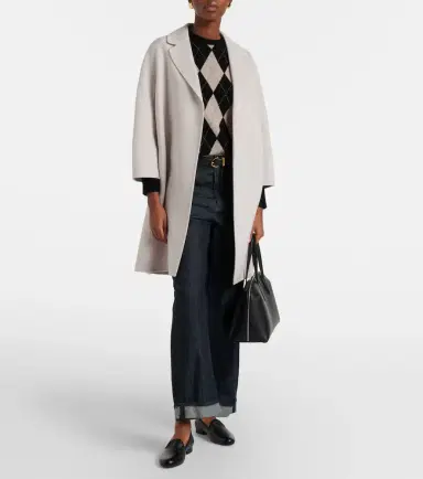 'S Max Mara Arona virgin wool wrap coat | Thumbnail 2