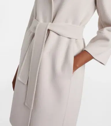 'S Max Mara Arona virgin wool wrap coat | Thumbnail 3