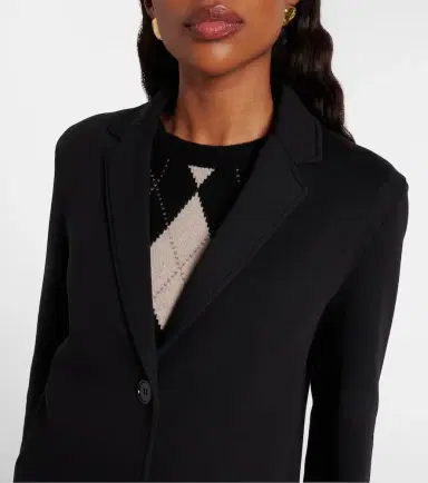 'S Max Mara Matollo cotton-blend jersey blazer | Thumbnail 3 'S Max Mara Matollo cotton-blend jersey blazer | Thumbnail 3