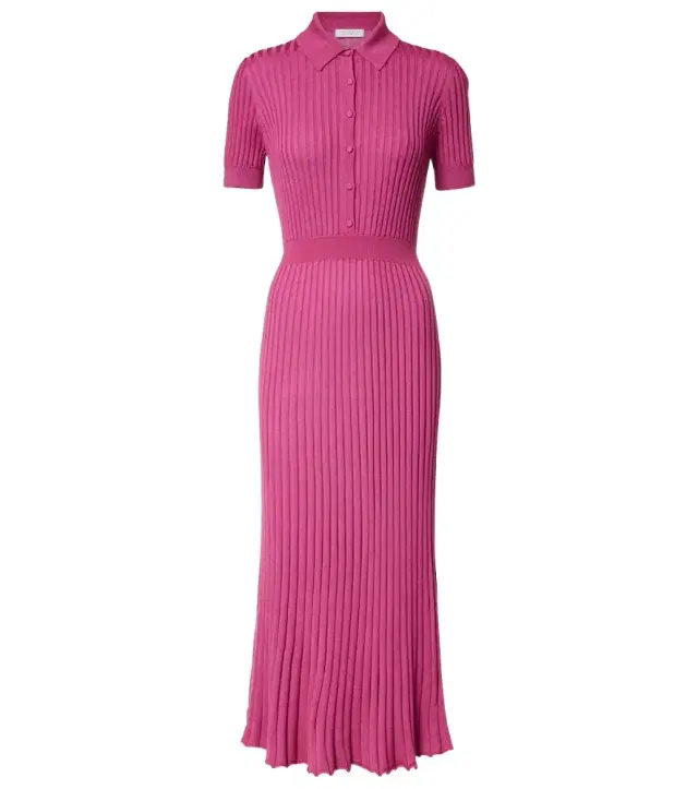 Gabriela Hearst Amor cashmere and silk midi dress