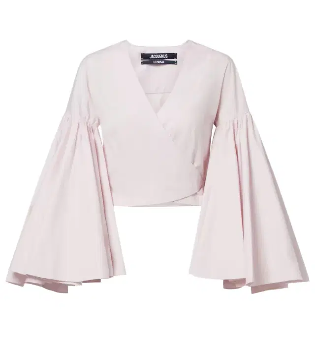 Jacquemus Paysan cotton poplin wrap top