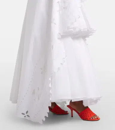 Jacquemus Provençale tiered cotton poplin gown | Thumbnail 5 Jacquemus Provençale tiered cotton poplin gown | Thumbnail 5