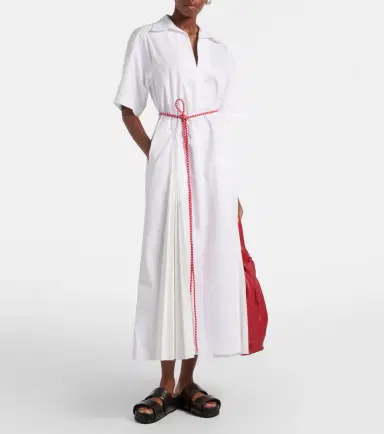 Plan C Cotton-blend shirt dress | Thumbnail 2 Plan C Cotton-blend shirt dress | Thumbnail 2