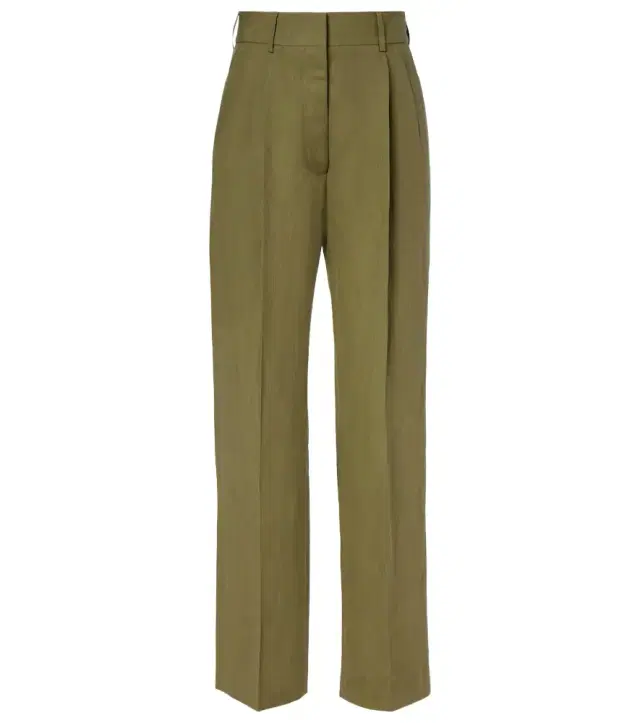 Blazé Milano Midday Sun linen wide-leg pants