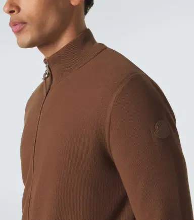 Moncler Cotton zip-up sweater | Thumbnail 3 Moncler Cotton zip-up sweater | Thumbnail 3