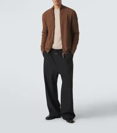 Moncler Cotton zip-up sweater | Thumbnail 4 Moncler Cotton zip-up sweater | Thumbnail 4