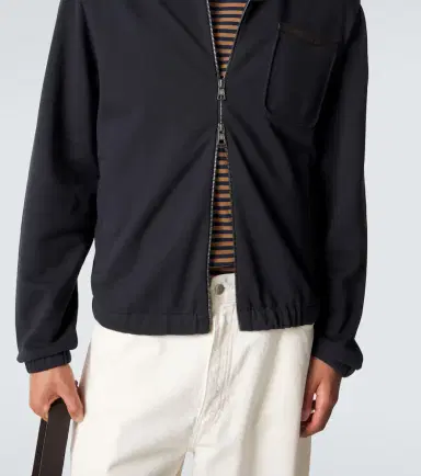 Moncler Cotton-blend zip-up sweater | Thumbnail 4 Moncler Cotton-blend zip-up sweater | Thumbnail 4