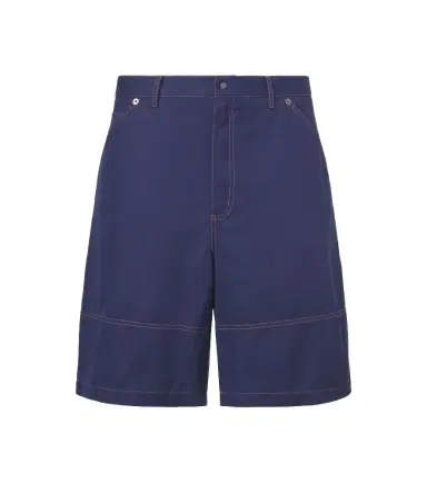 Moncler Cotton and linen gabardine shorts | Thumbnail 1