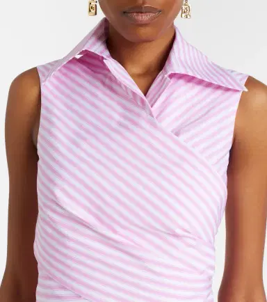 Patou Striped cotton top | Thumbnail 2