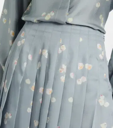 Altuzarra Monti floral pleated midi skirt | Thumbnail 3
