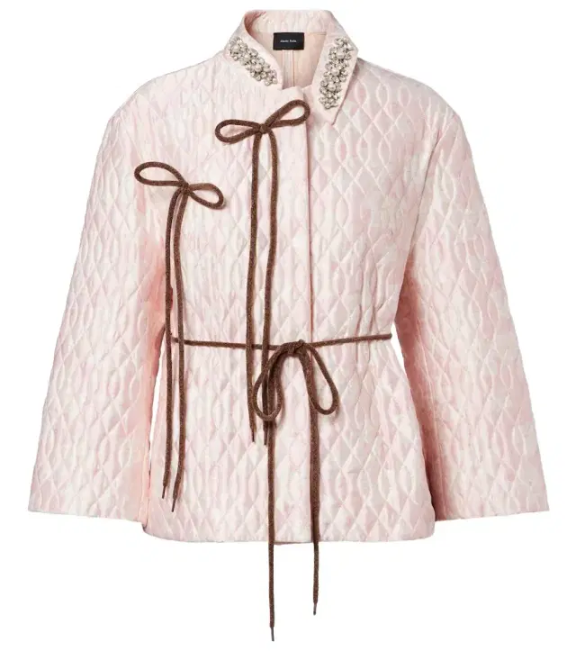 Embellished quilted jacket