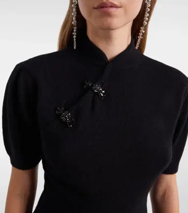Simone Rocha Embellished cashmere sweater | Thumbnail 4