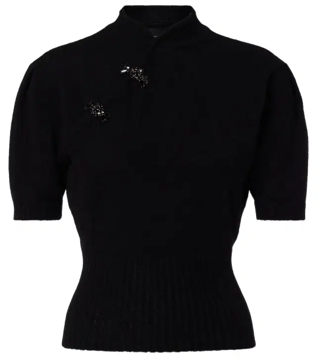 Embellished cashmere sweater