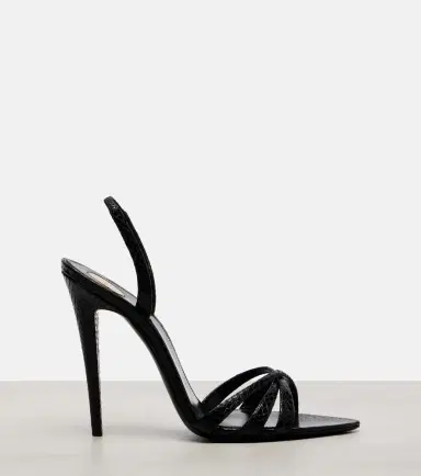 Saint Laurent Kate leather slingback sandals | Thumbnail 2