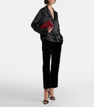 Saint Laurent Kate leather slingback sandals | Thumbnail 5