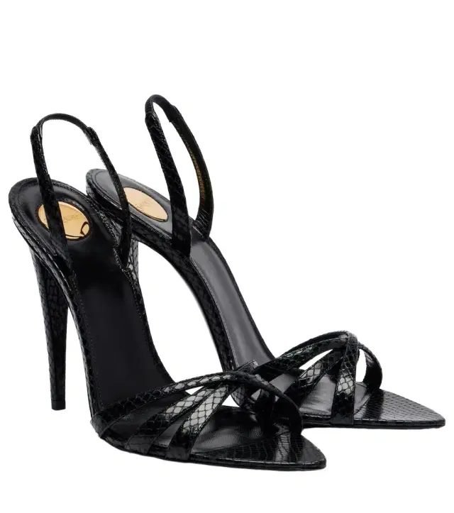 Saint Laurent Kate leather slingback sandals