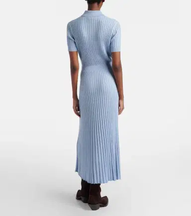Gabriela Hearst Amor ribbed-knit silk and cashmere maxi dress | Thumbnail 3