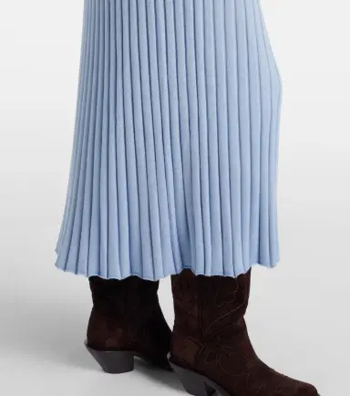 Gabriela Hearst Amor ribbed-knit silk and cashmere maxi dress | Thumbnail 5