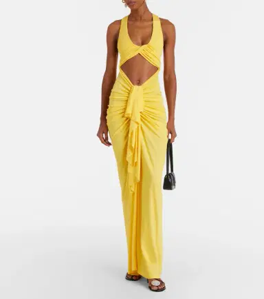 Christopher Esber Vivenda cutout gathered gown | Thumbnail 4