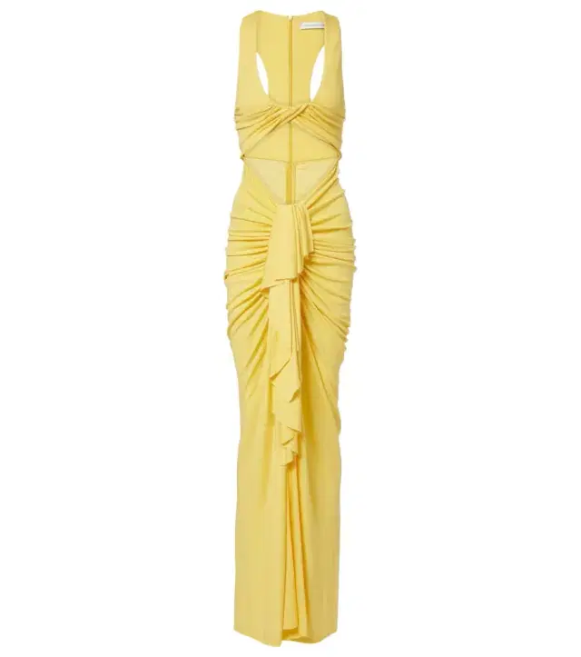 Christopher Esber Vivenda cutout gathered gown