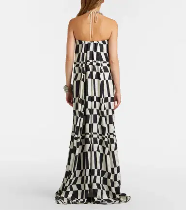 Dries Van Noten Printed bustier gown | Thumbnail 5 Dries Van Noten Printed bustier gown | Thumbnail 5