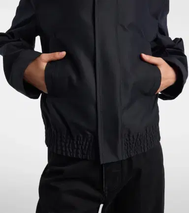Bottega Veneta Intrecciato leather-trimmed canvas jacket | Thumbnail 4 Bottega Veneta Intrecciato leather-trimmed canvas jacket | Thumbnail 4
