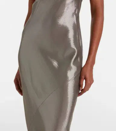 Max Mara Odissea one-shoulder lamé gown | Thumbnail 5