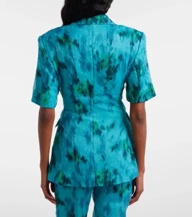 Ganni Printed organza blazer | Thumbnail 4
