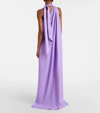 Taller Marmo Astor crêpe cady gown | Thumbnail 6