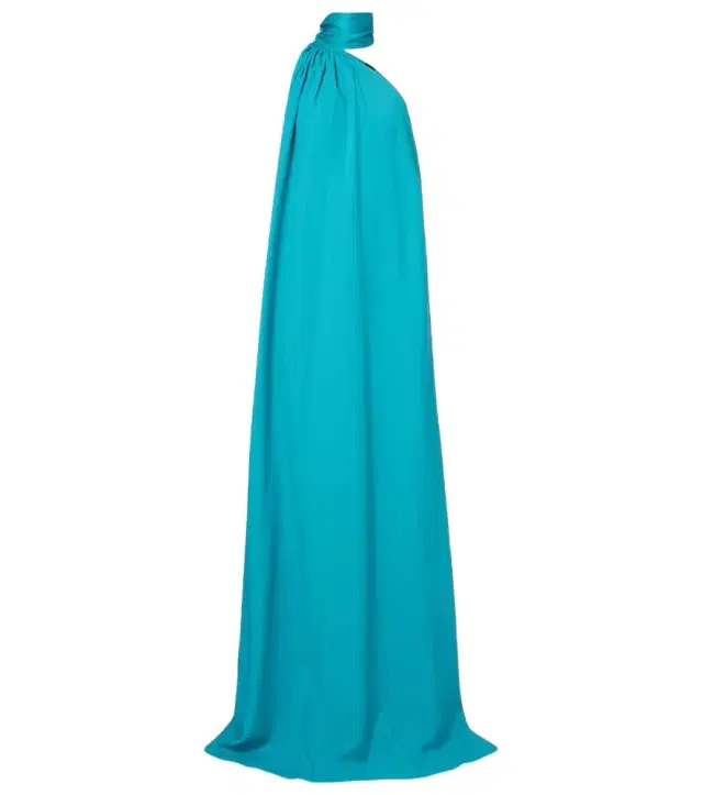 Astor crêpe cady gown