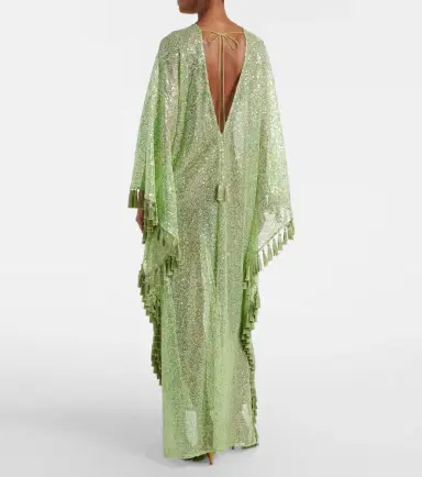 Taller Marmo Absolutely OOO embellished kaftan | Thumbnail 4