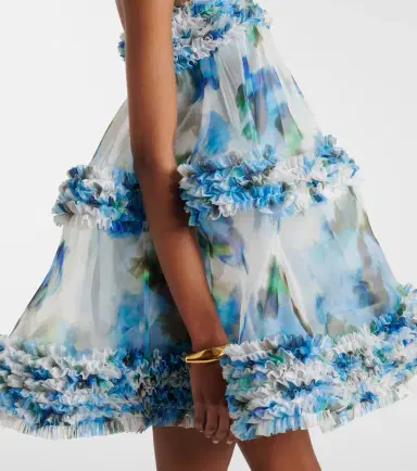 Zimmermann Alchemy ruffled silk organza minidress | Thumbnail 3