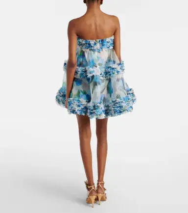 Zimmermann Alchemy ruffled silk organza minidress | Thumbnail 4