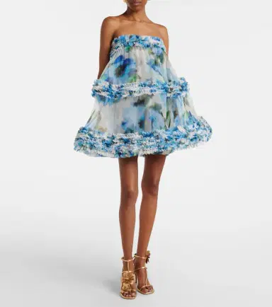 Zimmermann Alchemy ruffled silk organza minidress | Thumbnail 5
